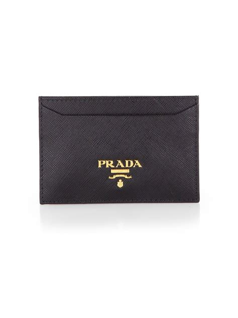 prada nylon credit card holder